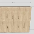 Functional Multi Door Wardrobe Storage Design With 2750mm Height And 2100mm Width 3d model