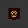 Functional Wooden Storage Cabinet with Multiple Shelves Ornate Carvings and Decorative Doors