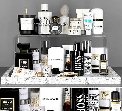 Assorted Daily Wash And Care Products 3d model Assorted Daily Wash And Care Products 3d model