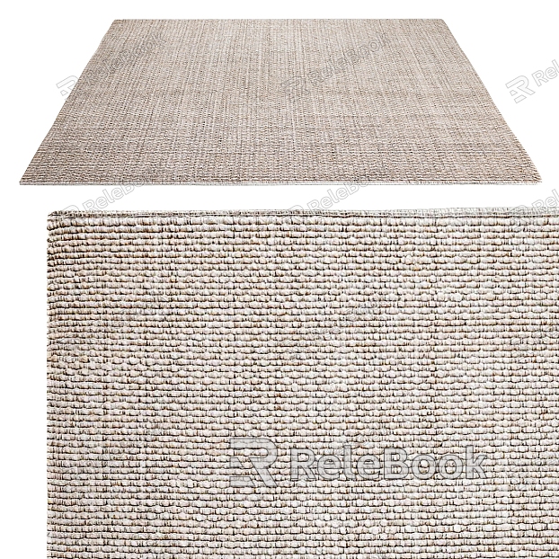 Modern Style Floor Mat Rectangular Carpet Texture Pattern Road Carpet Granular Plush Carpet model