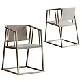 Modern Accent Chair With Wooden Frame And Light Gray Upholstered Design
