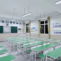 school classroom 3d model