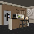 Modern Restaurant 3d model