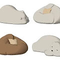 Modern Edra Lazy Sofa 3d model