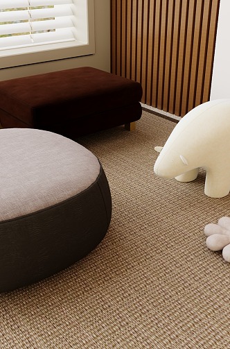 Sofa Cushion Foot 3d model