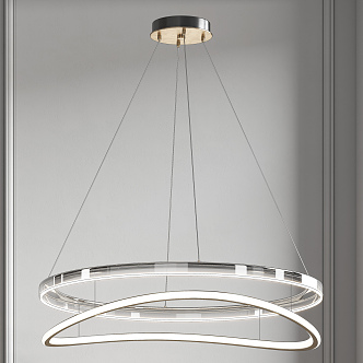 Modern chandelier 3d model