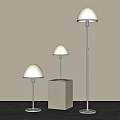 Modern Lamp Combination Middle Bauhaus Table Lamp Floor Lamp Combination 3d model