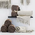 Modern towel 3d model