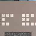 White Switch Panels With Various Sockets And Switch Combinations On Wall
