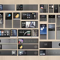 Modern Switch Key Switch Panel Smart Switch Smart Panel Display Screen Key Switch 3d model