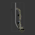 Swing Door Exterior For Historic Urban Buildings In Evening Street View