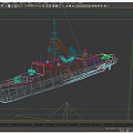 The imaginary enemy PBR Kangding class Taiwan Bay Navy Kangding class missile frigate Lafayette class 17 years of combat power upgrade 3d model