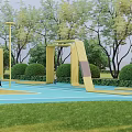 Modern Square View 3d model