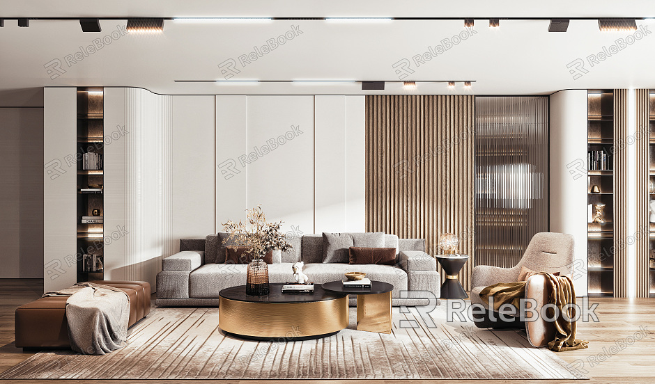 Light Luxury Living Room model