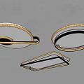 modern ceiling lamp 3d model