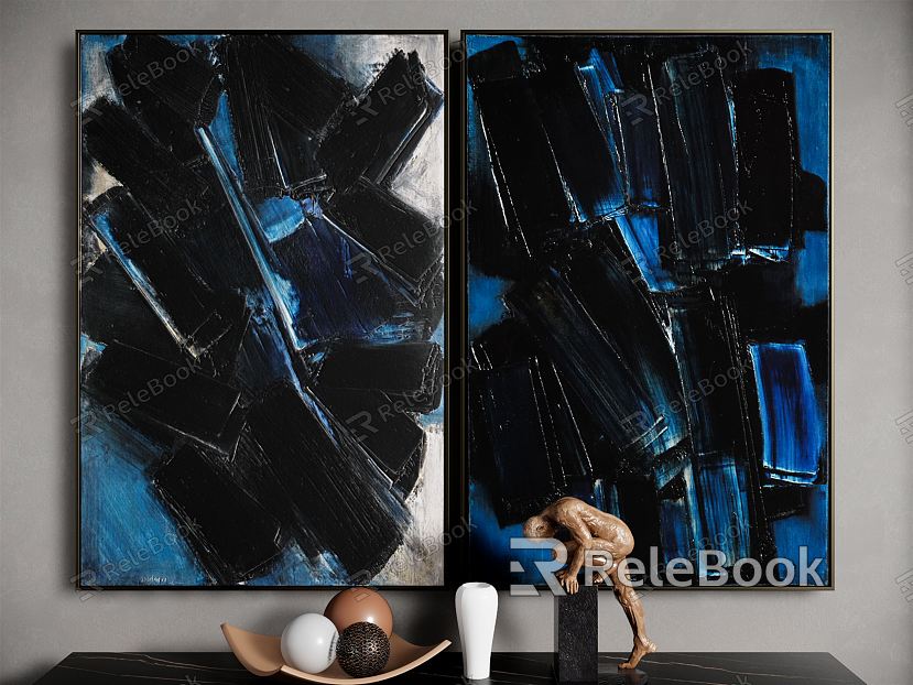 Modern Abstract Painting Abstract Hanging Painting model