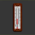 Thermometer Thermostat Game Item 3d model