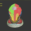 Sci-Fi Helmet Alien Helmet High Tech Helmet Game Helmet 3d model