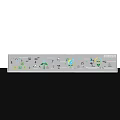 Eco Friendly Infographic Background Wall With Earth Icons And Green Energy Flowchart