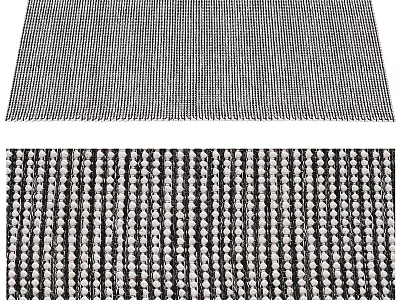 Stylish Square Rug With Geometric Pattern And Woven Texture For Home Decor 3d model