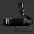 Phoenix Tactical Weapon Scope With Optical Lens And Grip Handle 3d model