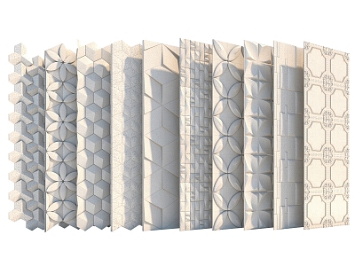 Modern background wall model