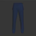 Blue Straight Leg Pants with Slim Fit High Quality Fabric for Modern Fashion Style Wear