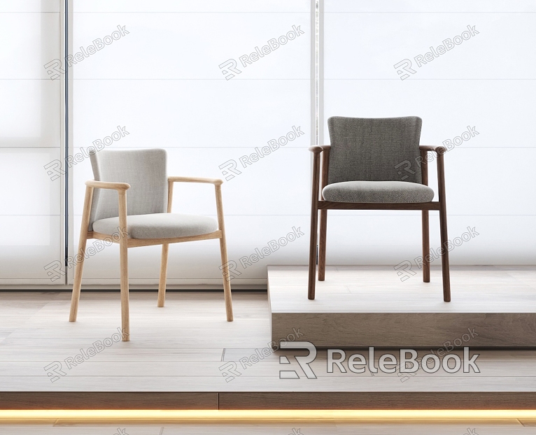 Modern single chair model