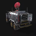 Heavy Duty Military Communication Vehicle With Satellite Dish And Multiple Antennas
