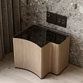 Modern bedside table 3d model