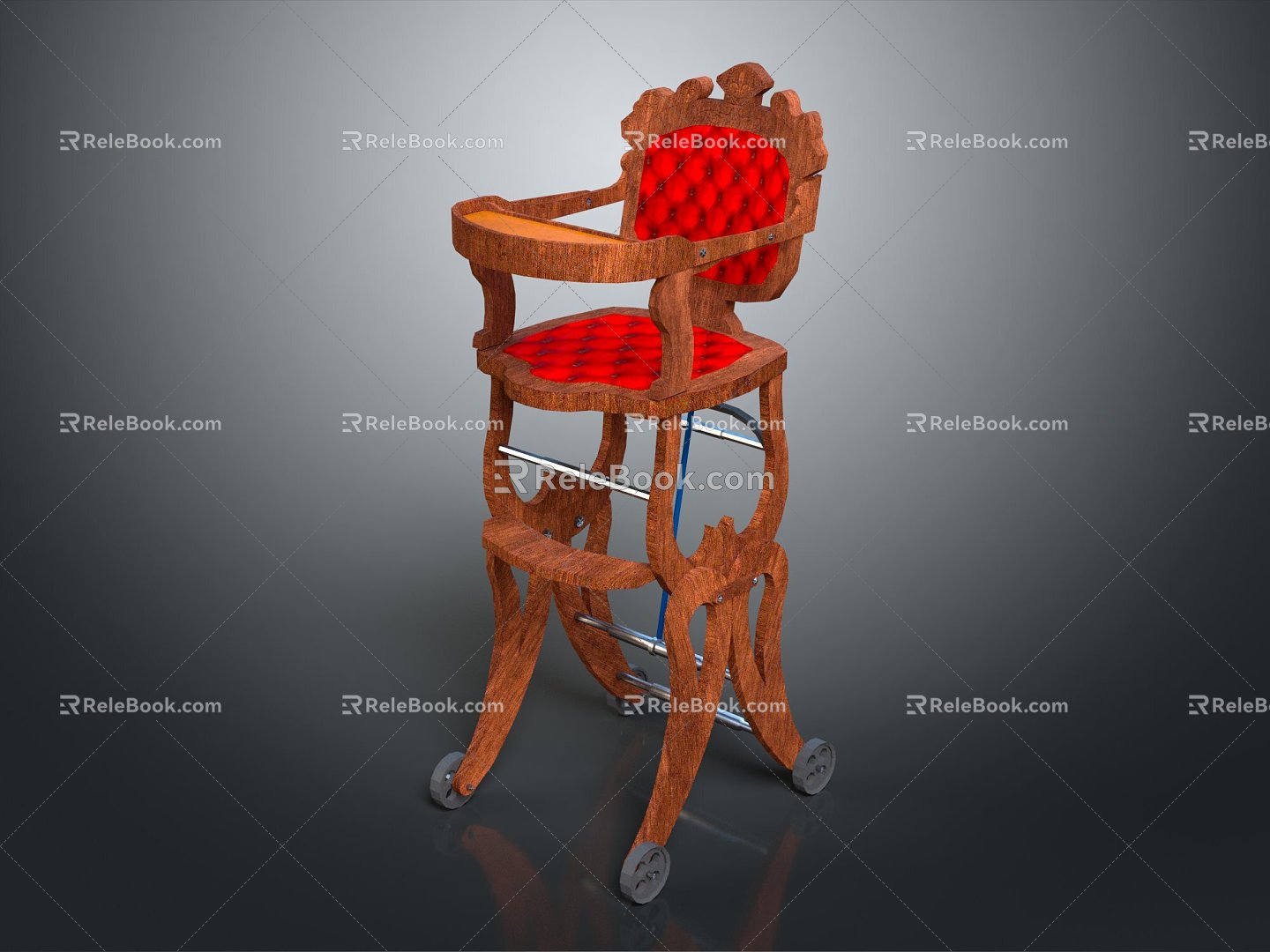 European Children's Chair Children's Chair Wooden Chair Low Chair Low Chair model