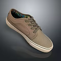 Brown Casual Lace Up Shoes With White Sole And Colorful Inner Lining For Everyday Wear