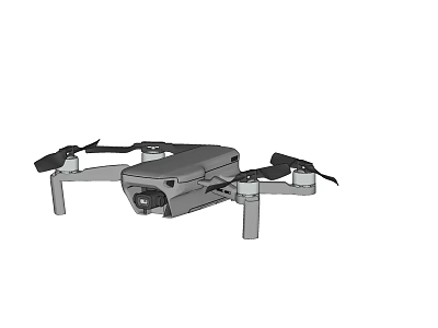 Advanced Smart Drone With HD Camera Foldable Propellers And Stable Flight Design 3d model