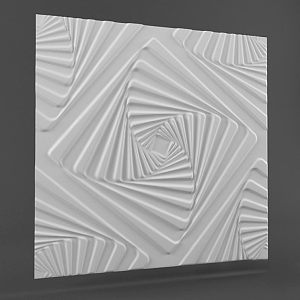 Modern wall panel 3d model