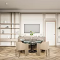 Modern Chess Room 3d model
