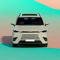Sleek Modern Silver SUV With Exterior Design Sunroof And Alloy Wheels