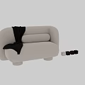 Cozy Modern Sofa And Coffee Table Set With Beige Burgundy Grey Upholstery And Stylish Design
