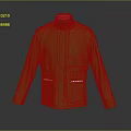 Modern Green Jacket Design With Stand Collar Zipper Closure Front Pockets And Long Sleeves