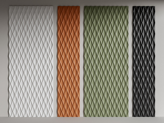 Modern wall panel three-dimensional decorative panel 3d model