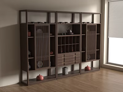 New Chinese Antique Rack New Chinese Antique Rack 3d model