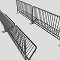 Metal Security Barricades With Steel Frame Construction For Crowd Control And Event Safety