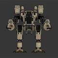 Mecha Warrior Mecha Soldier Machine Armor Mechanical Armor 3d model