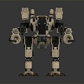 Mecha Warrior Mecha Soldier Machine Armor Mechanical Armor 3d model