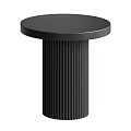 Stylish Side Tables with Round Tops and Various Colored Bases in Modern Design Styles