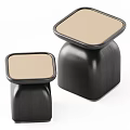Side corner sofa side sofa stool 3d model