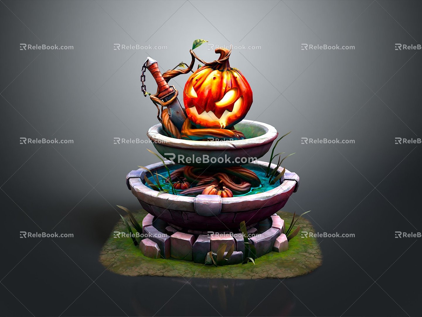 Pumpkin Lantern Pumpkin Pumpkin Cartoon Pumpkin Anime Pumpkin Style Pumpkin Fantasy Style Pumpkin 3d model