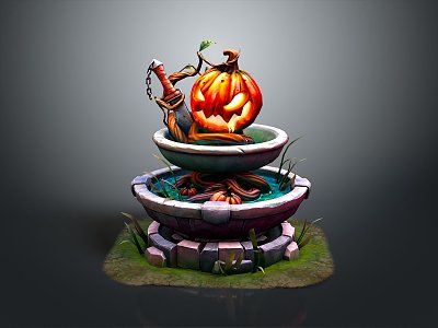 Pumpkin Lantern Pumpkin Cartoon Pumpkin Anime Pumpkin Style Pumpkin Fantasy Style Pumpkin 3d model