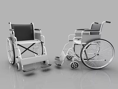 Medical Equipment Wheelchairs With Durable Frames And Comfortable Seats For Mobility Support 3d model