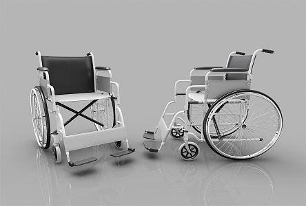 Modern Wheelchair 3d model