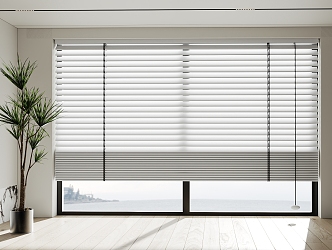 Modern venetian blinds 3d model